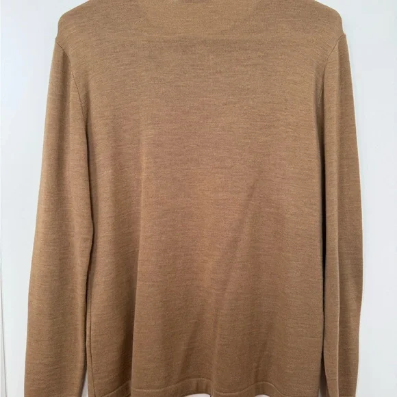 Vintage Giorgio Armani 100% Lana Wool Tan Sweater - Picture 3 of 5